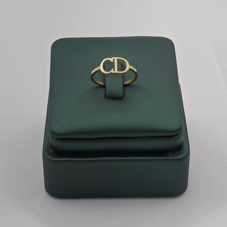 خاتم إيطالي ذهب عيار 18  مرصع بالزركون موديل 35013 C