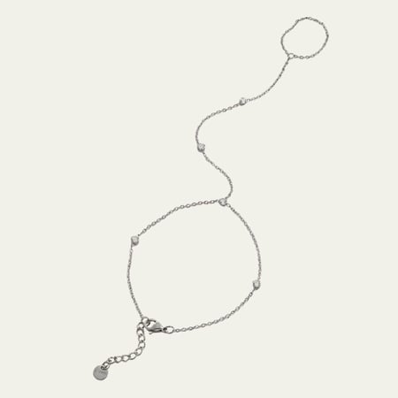 [B033] سلسلة يد (كف) مزينة بالزركون