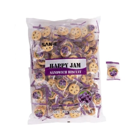 بسكويت ساندويتش هابي جام عنب 500 جرام