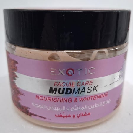 اكزوتيك - قناع الطين المفتح والمبيض - زعفران