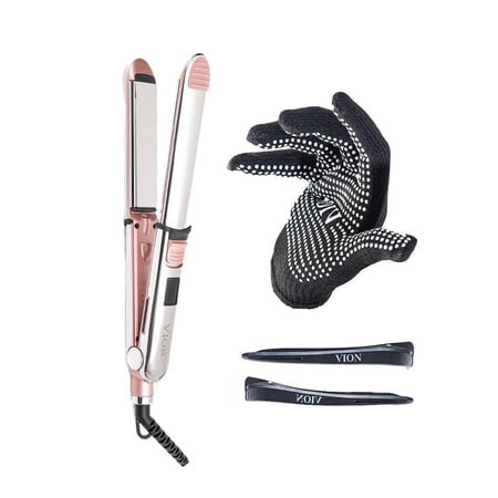 سيراميك الشعر تيتانيوم درجة حرارة F750  مكواة الشعر