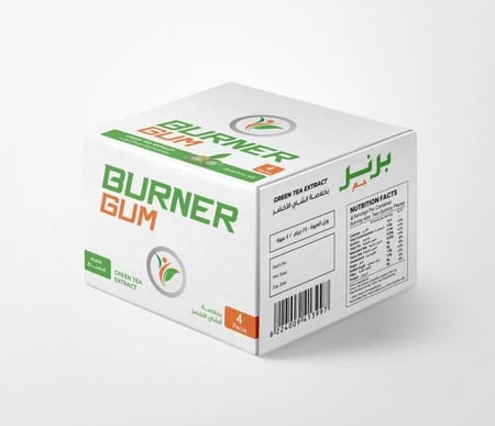 مجموعة علكة برنر بخلاصة الشاي الأخضر