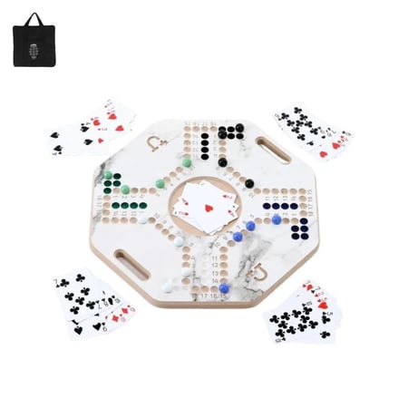 لعبة - جاكارو فاخرة لأربع أشخاص بكامل ملحقاتها مع شنطة