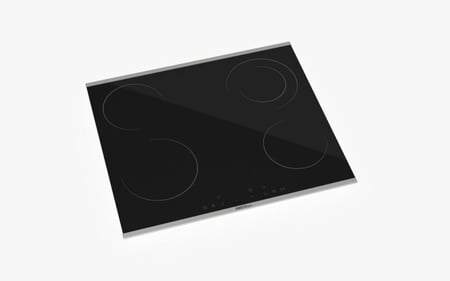 سطح 60 سم 4 عيون سيراميك 1 عين دبل   التحكم باللمس   أمان كامل تركي