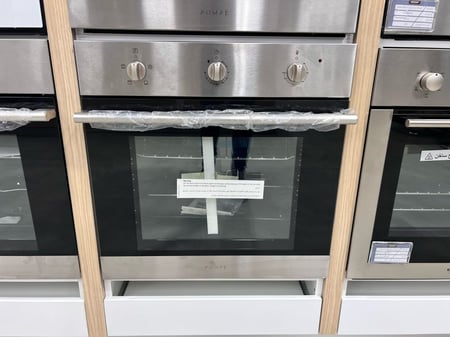 POMPE فرن كهرباء مدمج 4 برامج 60 سم - 3 مفتاح السعة 65 لیتر باب الفرن هيدرولیك صنع في ایطالي