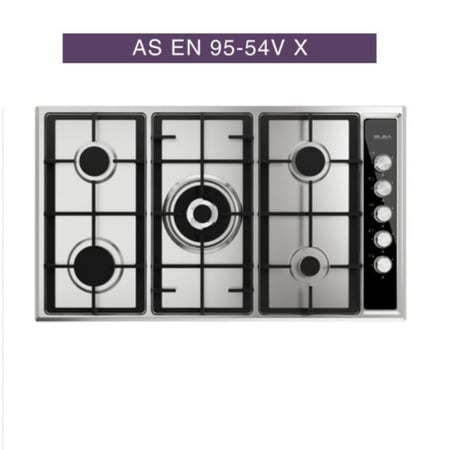 5 شعلات غاز و1 شعلة ووك مركزية ثلاثية الحلقات