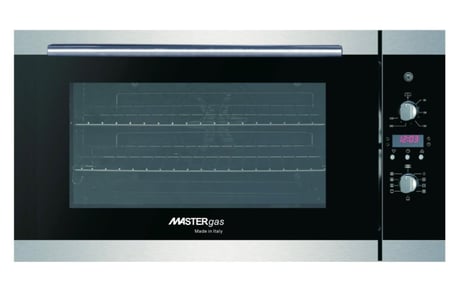 فرن 90 سم كهرباء 9 وظائف   2 مفتاح   مؤقت ديجتال مروحة توزيع الحرارة   سيخ الشواية ارتفاع 50 سم