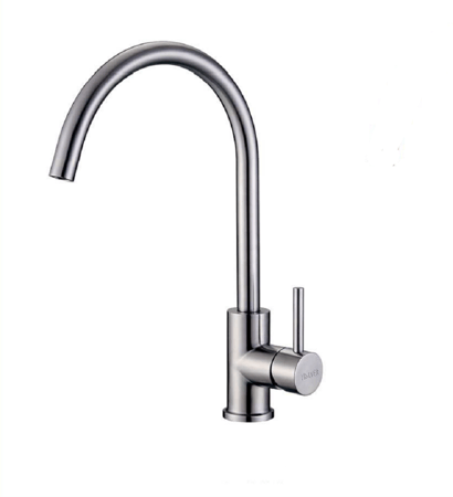 خلاط ( صنبور ) مطبخ  ستانلس ستيل304 اللون استيل  موديل 7010  304 HALVER SUS قلب سيراميك اسباني