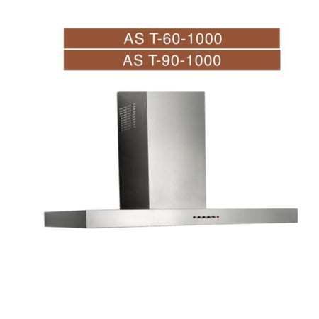 شفاط جداري ايطالي 90 سم قوة 1000 البا