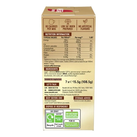 نسكافيه جولد كابوتشينو سريعة التحضير _ المملكة المتحدة