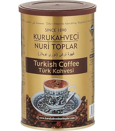 قهوة تركية نوري توبلار محمصة على الحطب