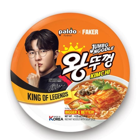 مكرونة جمبو بنكهة الكيمشي _ كوريا