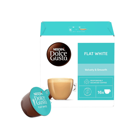 قهوة كبسولات فلات وايت دولتشي غوستو نسكافيه