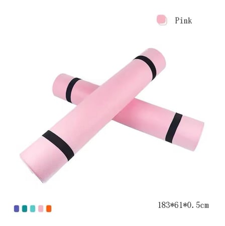 سجادة يوغا سميكة سهلة التنظيف ومضادة للانزلاق