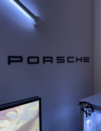 حروف كلمة porsche