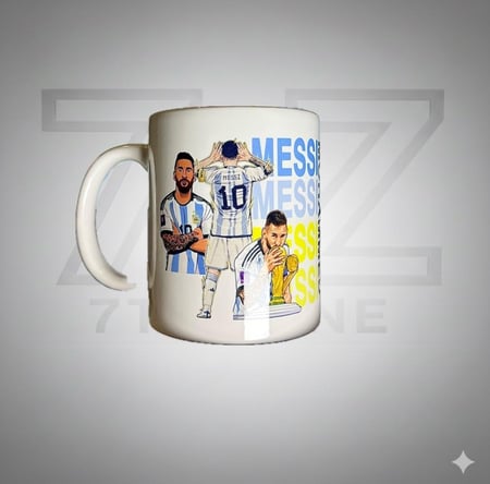 الكاسة بتصميم ميسي