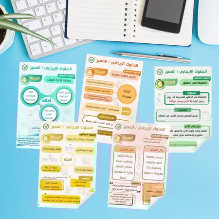 انفوجرافيك السلوك الإيجابي المميز