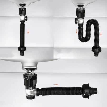 لي هراب مغسلة مع طابق ضغط مخرجين