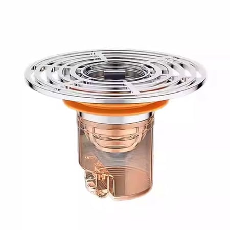 رداد صفاية كروم  نحاس  مع وجه شبك