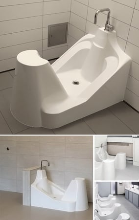 كرسي الوضوء لكبار السن