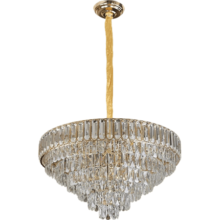 نجف مودرن قطعتين ذهبي E14*15L