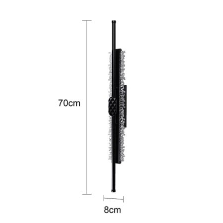 أبليك مودرن أسود+أصفر LED 25W