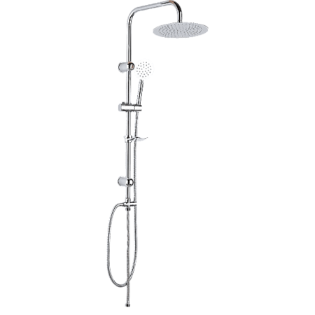 مساطر مع سماعة مدور ستانلس ستيل 304 كروم