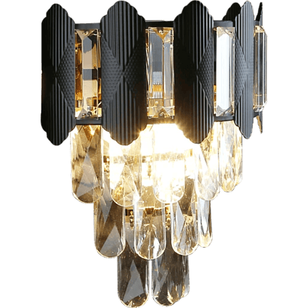 ابليك مودرن اسود+ذهبي E14*2L