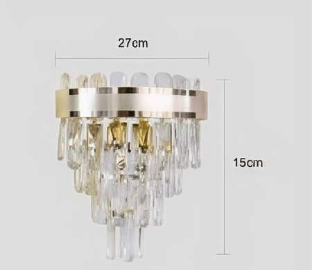 ابليك مودرن ذهبي E27*2L