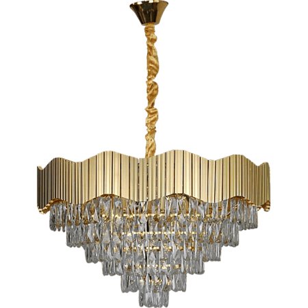 نجف مودرن قطعتين ذهبي E14*15L