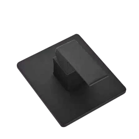 وجه مخفي زنك+ستانلس ستيل304 مربع خط واحد اسود