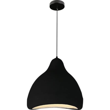 نجف مودرن اسود +ابيض مترين E27*1