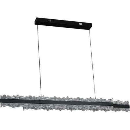 نجف مودرن اسود 3 اضاءات 1200L + 85W