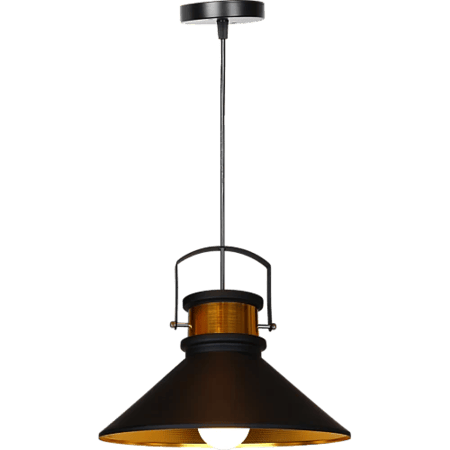 علاقي مودرن 2متر اسود+ذهبي E27*1L