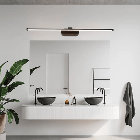 ابليك مودرن اسود+3اضاءات 42W