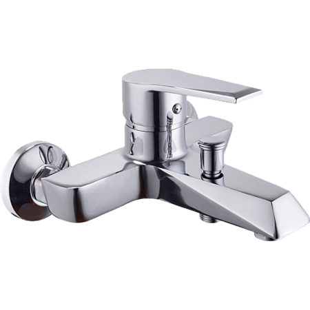 خلاط دش مع سماعة مدور طقم كروم