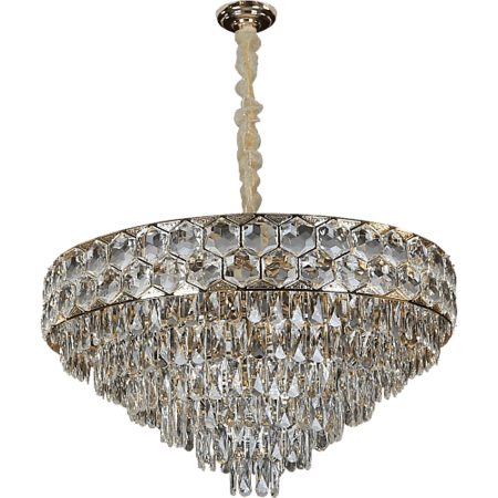 نجف مودرن قطعتين ذهبي E14*15L