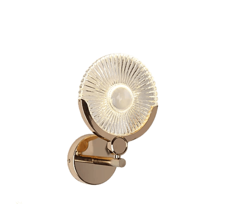 ابليك مودرن ذهبي+3اضاءات 3W