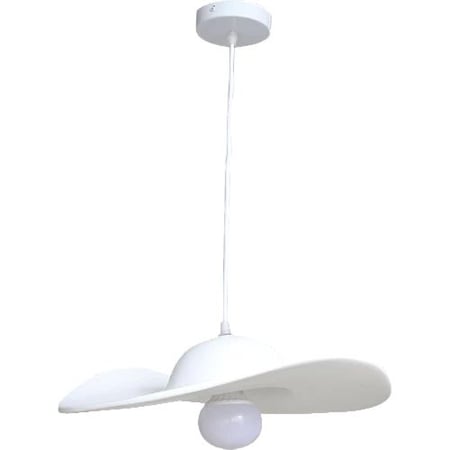 نجف مودرن 2متر ابيض E27*1L