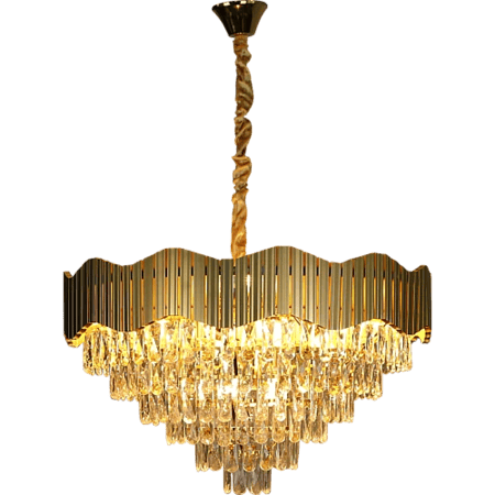 نجف مودرن قطعتين ذهبي E14*15L