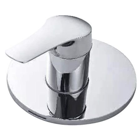 وجه مخفي زنك+ستانلس ستيل304 دائري خط واحد كروم