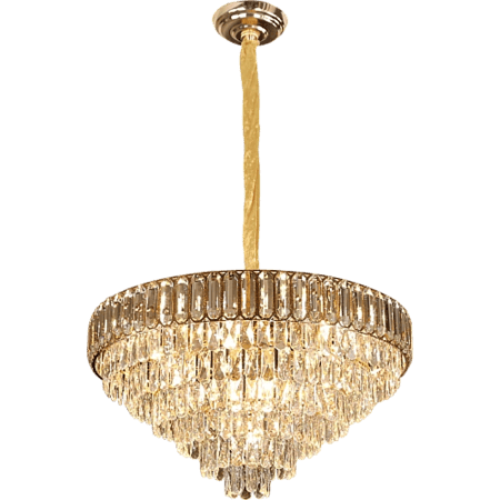 نجف مودرن قطعتين ذهبي E14*15L