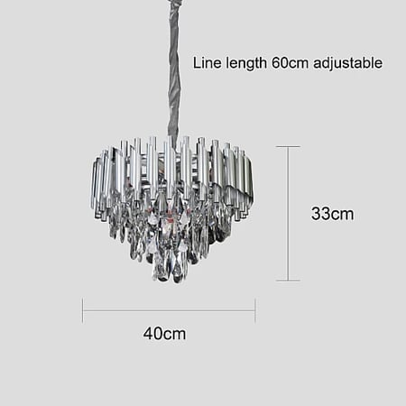 نجف مودرن فضي E14*5L
