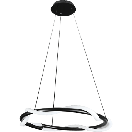 نجف مودرن اسود+اصفر 36W