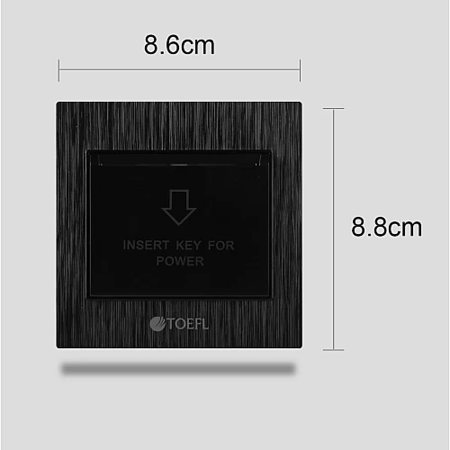 مفتاح كهرباء اسود ابو كرت توفل 32 امبير