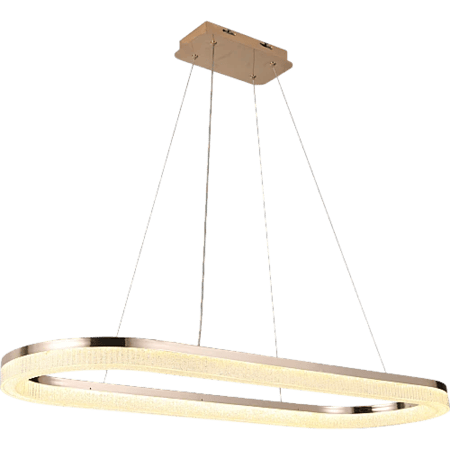 نجف مودرنL 1000*350ذهبي+3اضاءات 55W