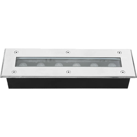 كشاف ارضي دفن اصفر مسطرة6عيون30سم*7سم