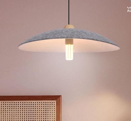 علاقي مودرن 2متر فضي E27*1L