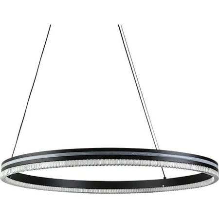 نجف مودرن اسود+3 اضاءات 105W