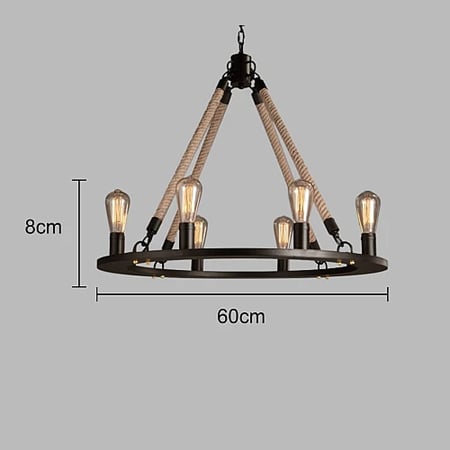علاقي مودرن اسود E27*6L